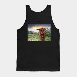 Highland Cow ‘Bruce’ Tank Top